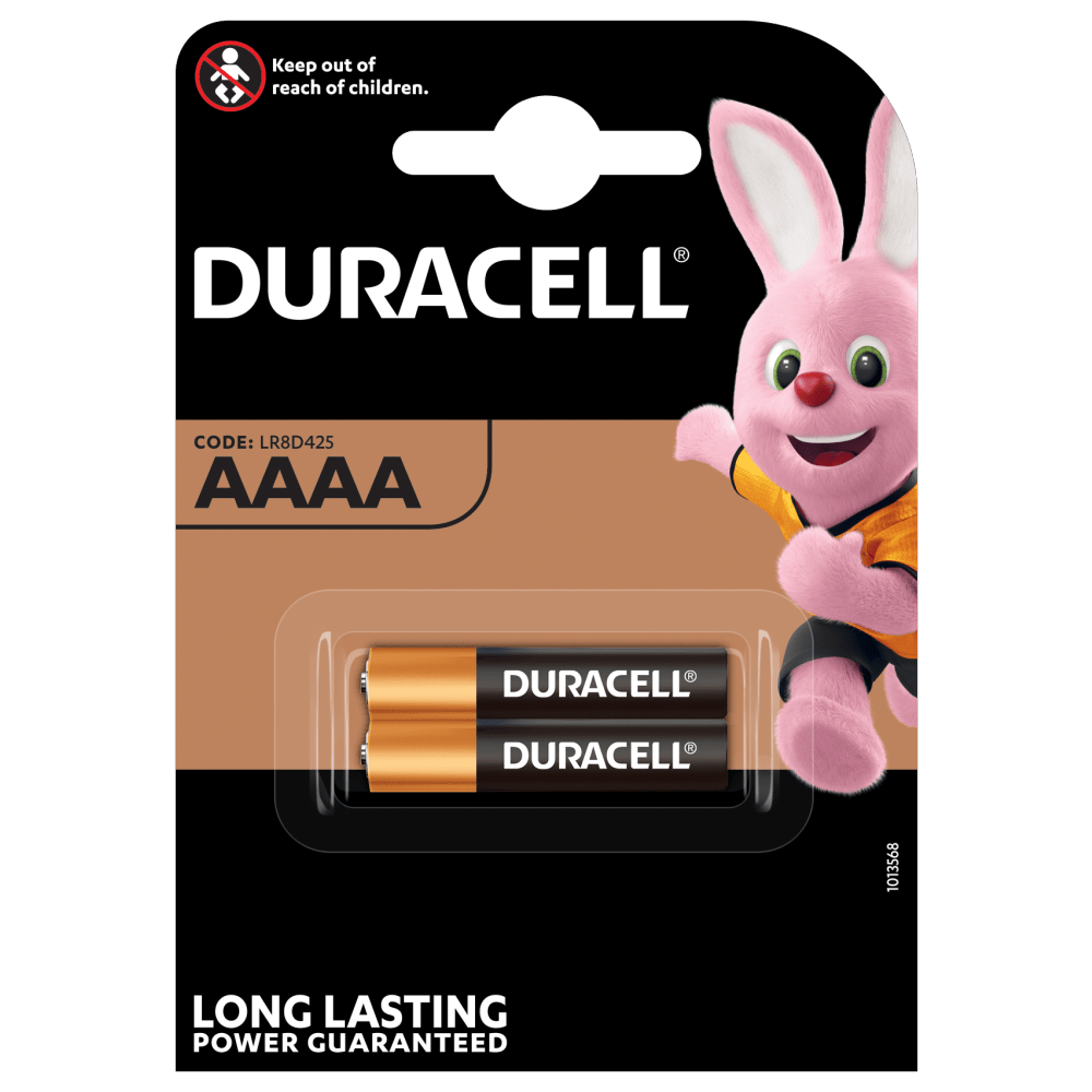 Pilas especiales Duracell alcalinas AAAA de 1,5 V